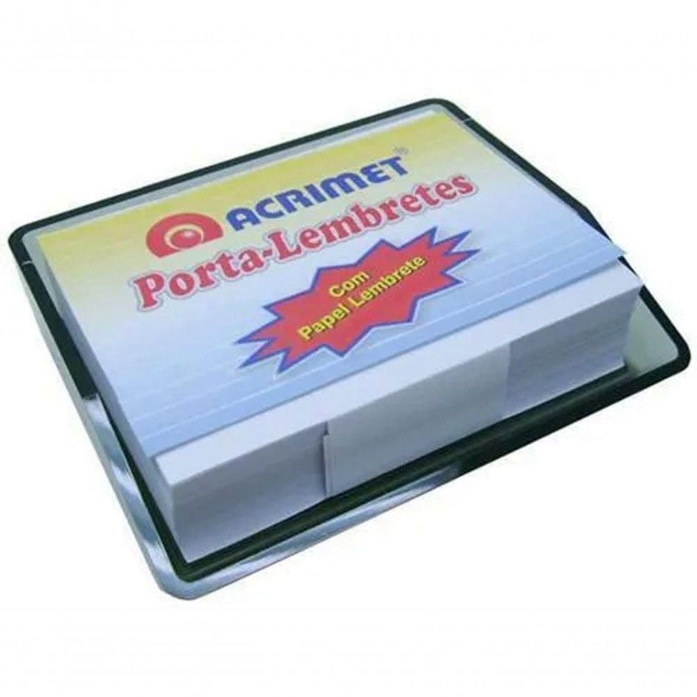 Porta Lembrete Com Papel Branco Acrimet 957 Fume
