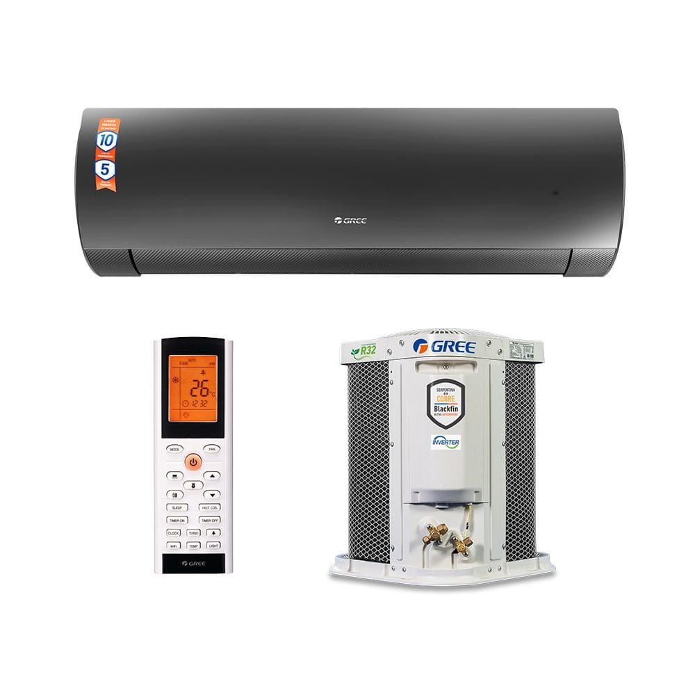 Ar Condicionado Split Hi Wall - Inverter R-32 - Gree - G-diamond Auto - 9.000 BTUs - Quente/Frio - 220V Monofásico