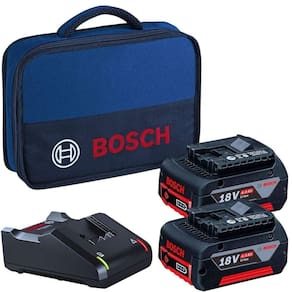 Bolsa Transporte para Ferramentas 12 POL e 2 Baterias 18v 4.0Ah e 1 Carregador Bivolt  BOSCH