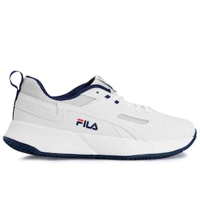 Tênis Fila Precision - Clay - Saibro - Branco Marinho e Vermelho