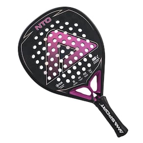 Raquete De Padel Ama Sport NTO Preta e Rosa