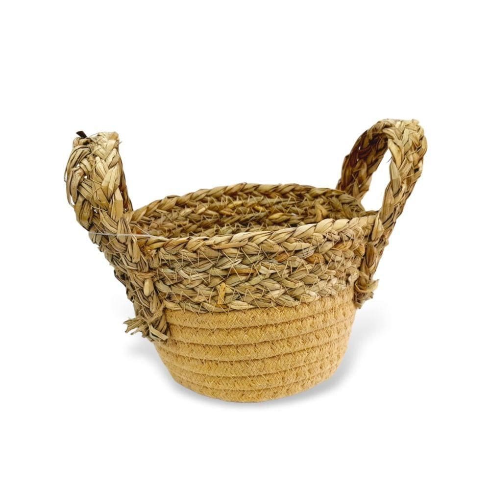 Cesta de Palha com Alça 14X10 404024 - Art House