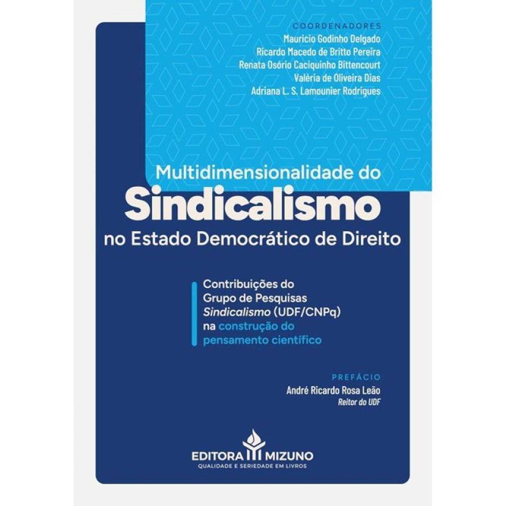 Multidimensionalidade Do Sindicalismo No Estado Democrático De Direito - 2025