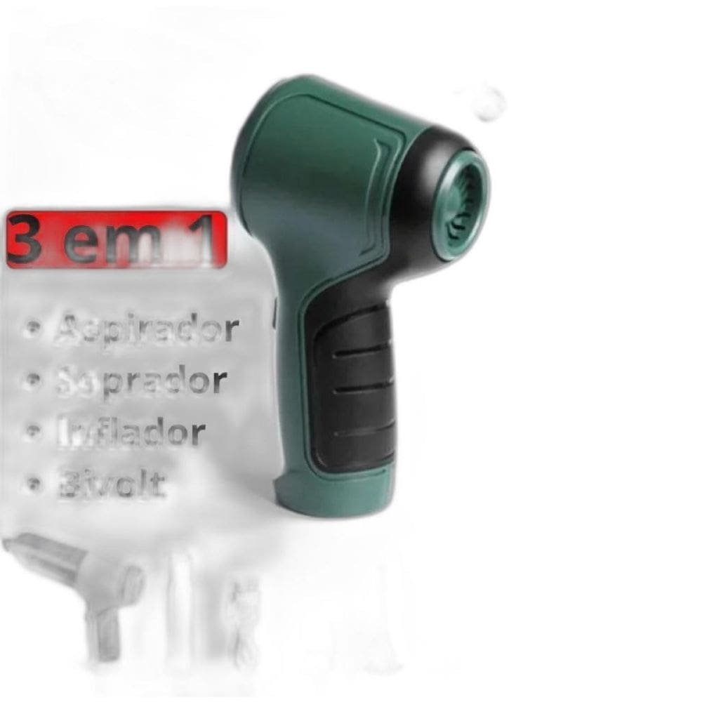 Limpeza Moderna: Mini Soprador Aspirador 3 Em 1 Veicular