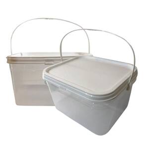 Balde Para Peixes De 2.4 Litros-Kit 10 Pçs