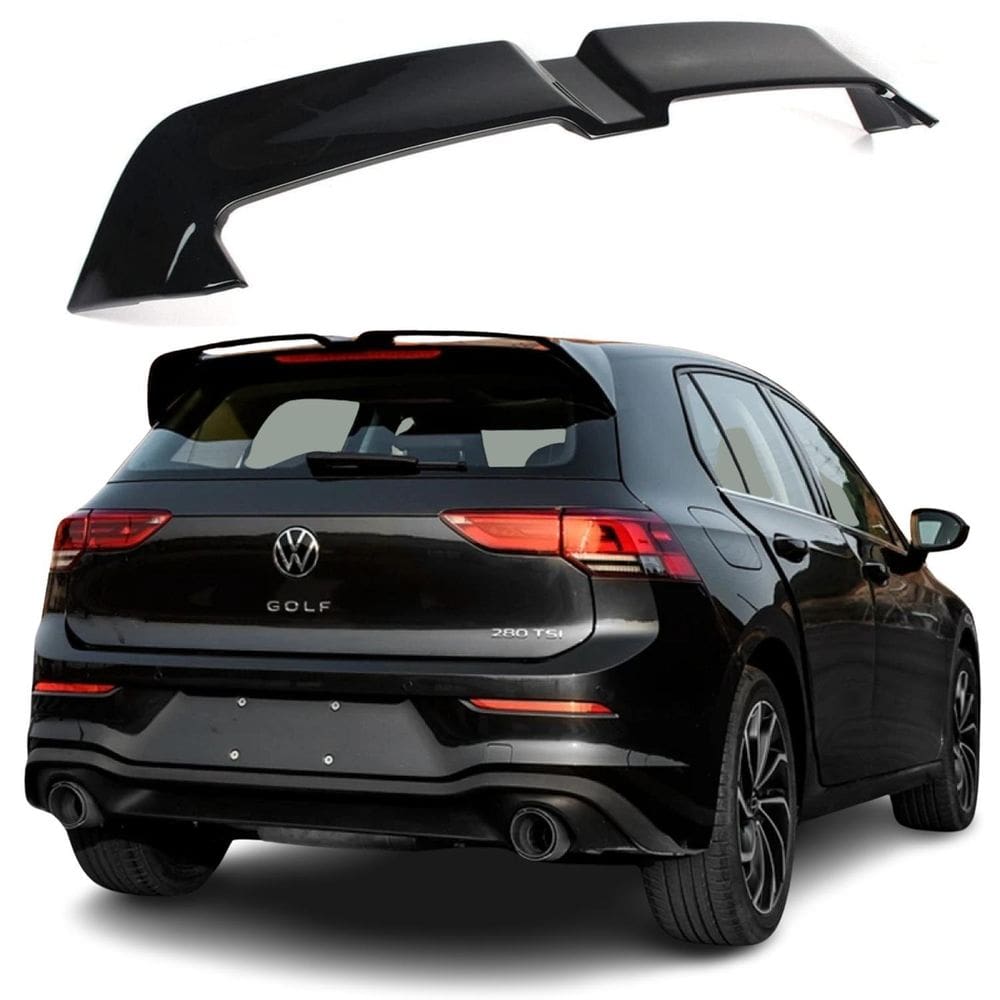 Spoiler Traseiro Volkswagen Golf Mk8 Black Piano Oettinger R