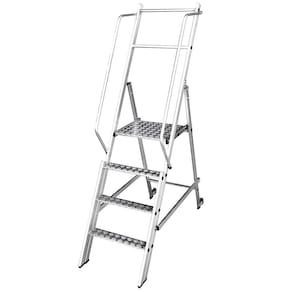 Escada Plataforma Podium Dobrável 3 Degraus 250Kg - Escaleve