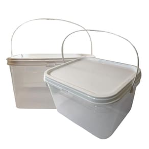 Balde Para Peixes De 2.4 Litros-Kit 10 Pçs