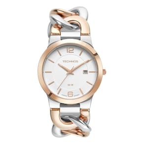 Relógio Technos Feminino Ref: 2115Twu/1K Bracelete Bicolor