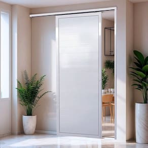 Porta de Correr Suspensa 210x90cm Lambril Dir L.25 Branco
