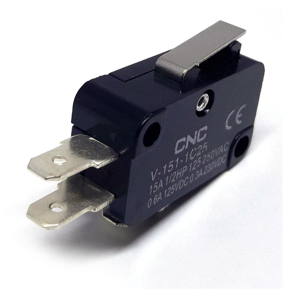 Interruptor Micro Switch V-151-1C25 CNC - 15A/0,5HP - Preto - 28x16x10mm