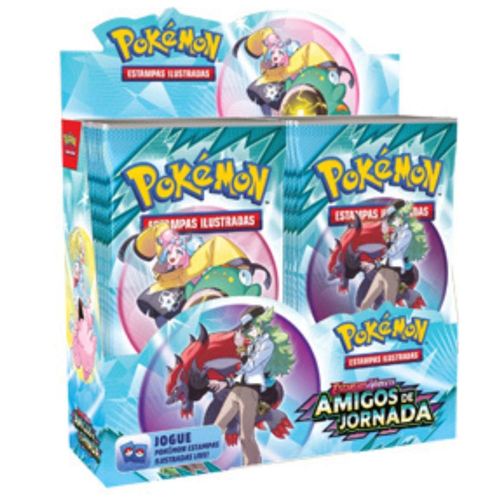 Pokémon Box Com 36 Boosters Ev9 Amigos da Jornada Copag