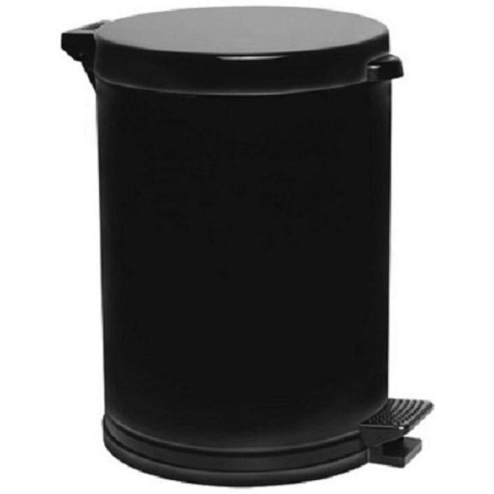 Lixeira Pedal e Recipiente Plastico Preto 10,5 Litros - 3576