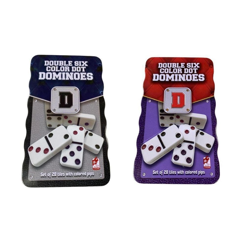Dominó Com Caixa Metálica 28 Peças Pedra D Osso Profissional