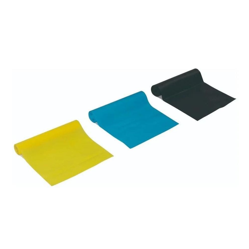 Kit 3 Faixas Elásticas Thera Band Fisioterapia Pilates