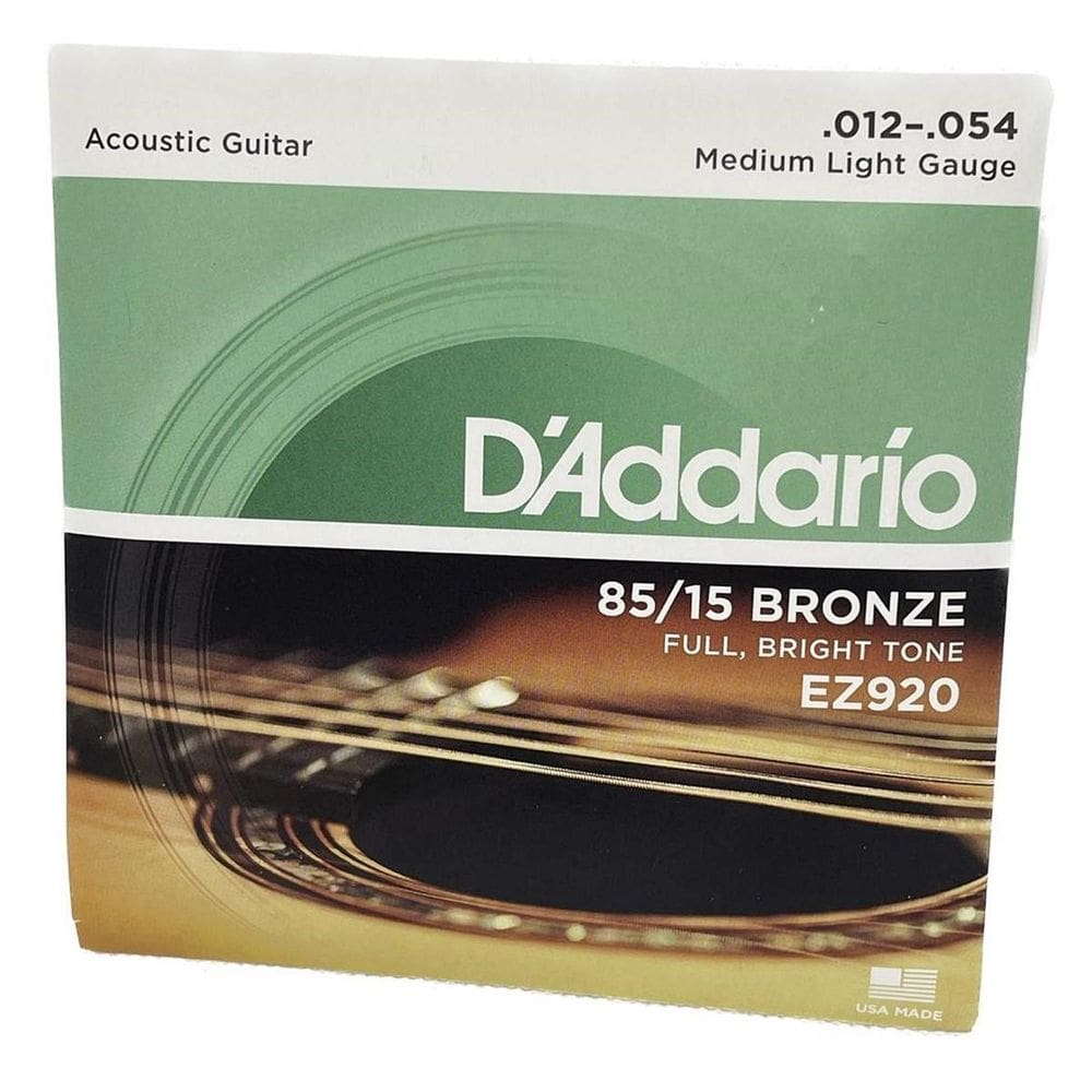 Cordas 012 Daddario Violão Ez920 Aço Bronze  85/15
