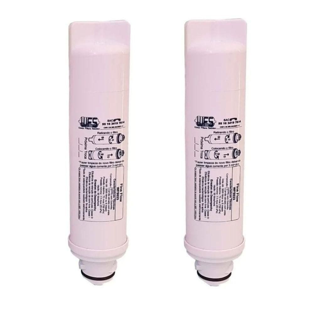 Refil Filtro Água Electrolux | Kit 2 Filtros