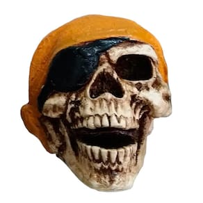 Crânio Caveira Decorativa Esqueleto Skull - Pirata