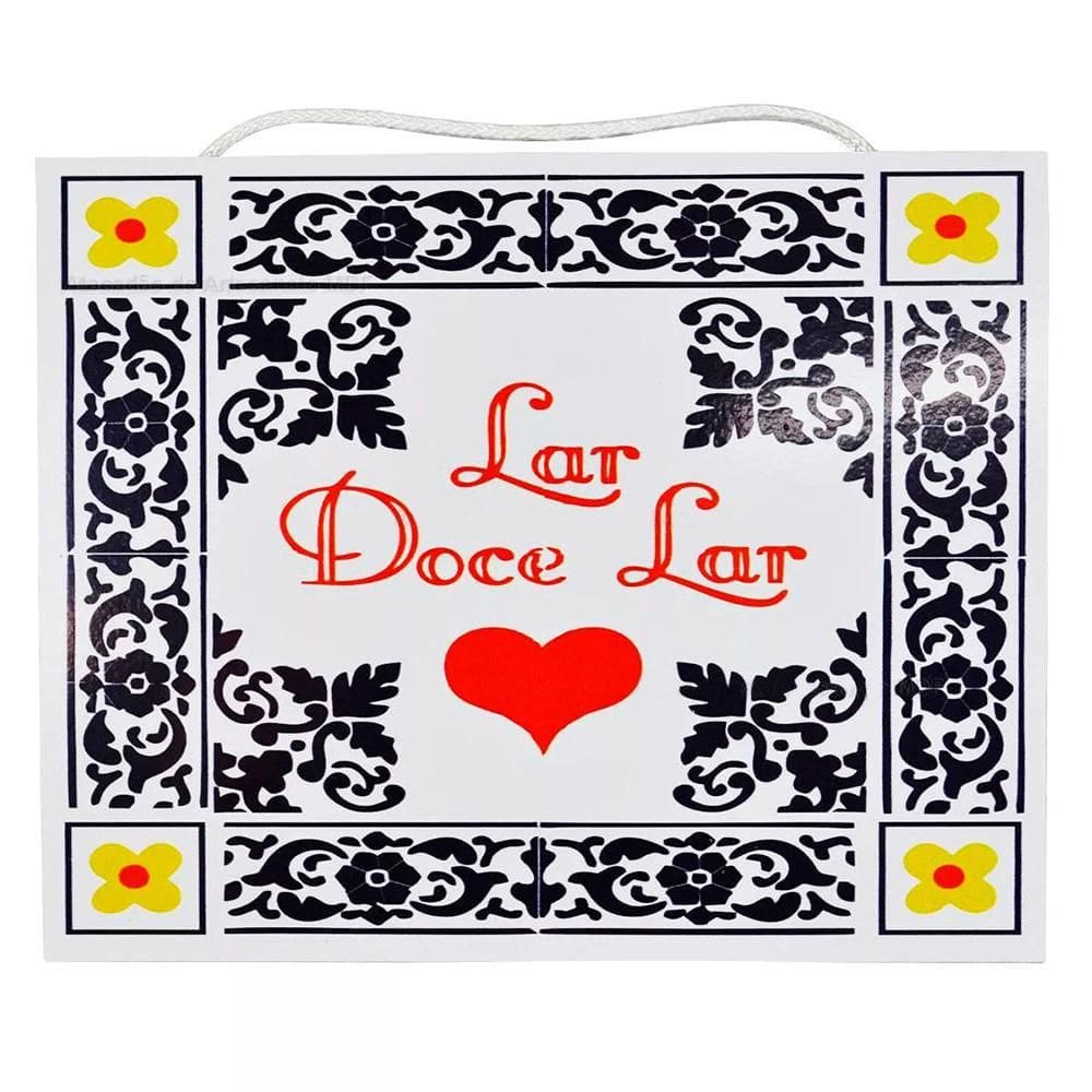 Placa De Parede Em Madeira Decorativa Lar Doce Lar