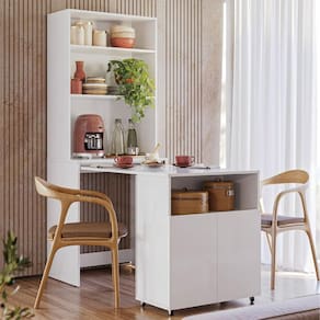 Mesa 2 Portas Cantinho Café Fortaleza Branco