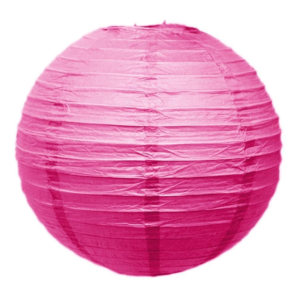 Lanterna Luminária De Papel Oriental Pink - 30cm
