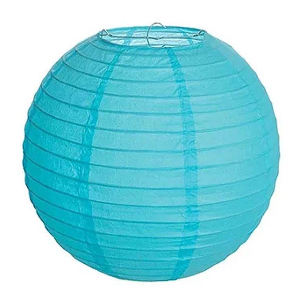 Lanterna Luminária Oriental De Tecido Tiffany - 30cm