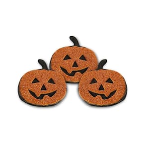 Enfeite Decorativo Halloween De Eva Com Glitter - 5 Unidades Modelo Fantasma