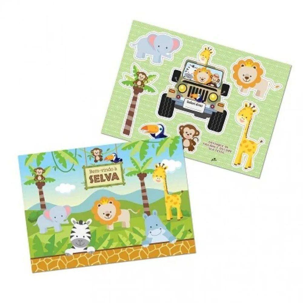 Kit Decorativo Bem Vindo A Selva