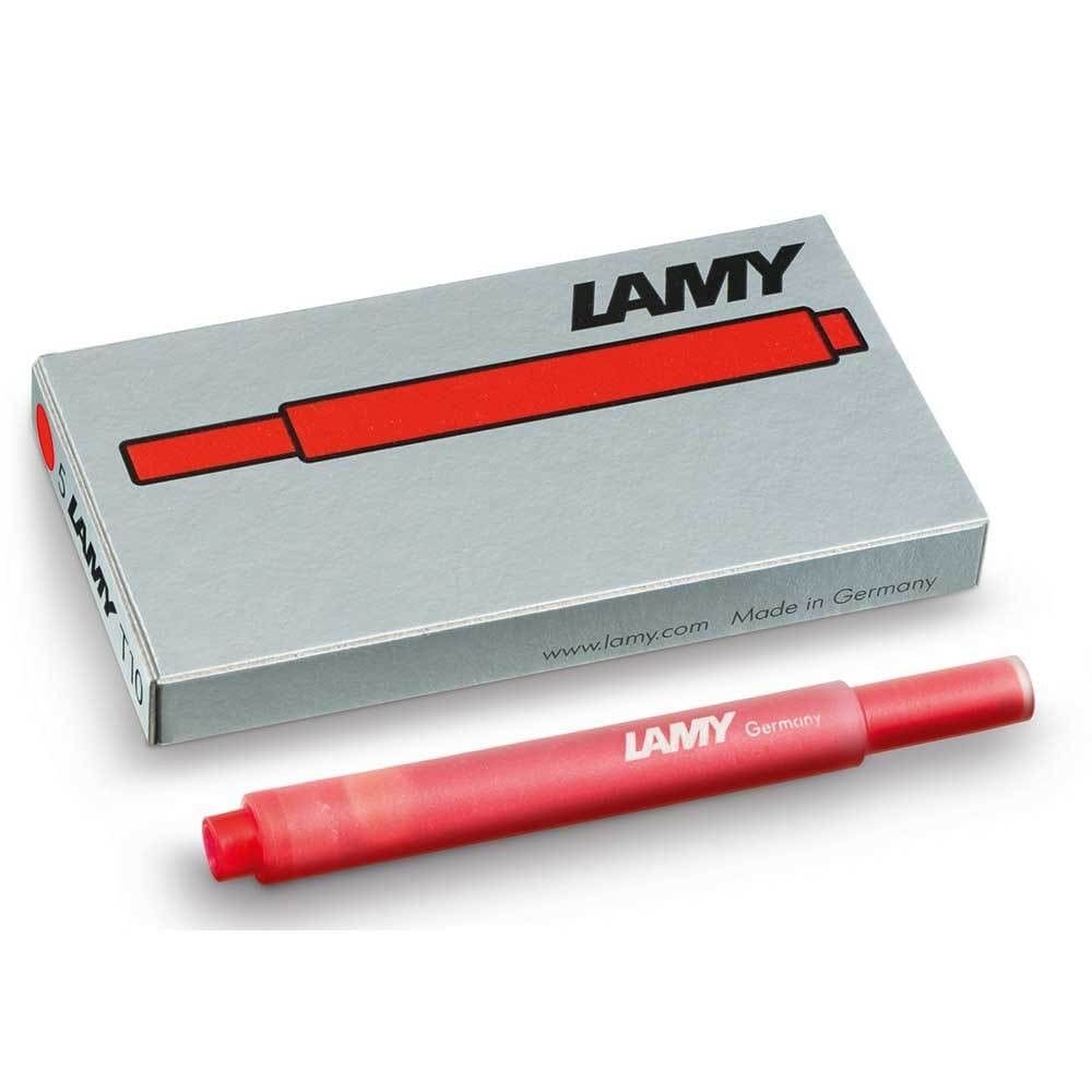 Cartucho Lamy Vermelho T10 com 5 Unidades 2076