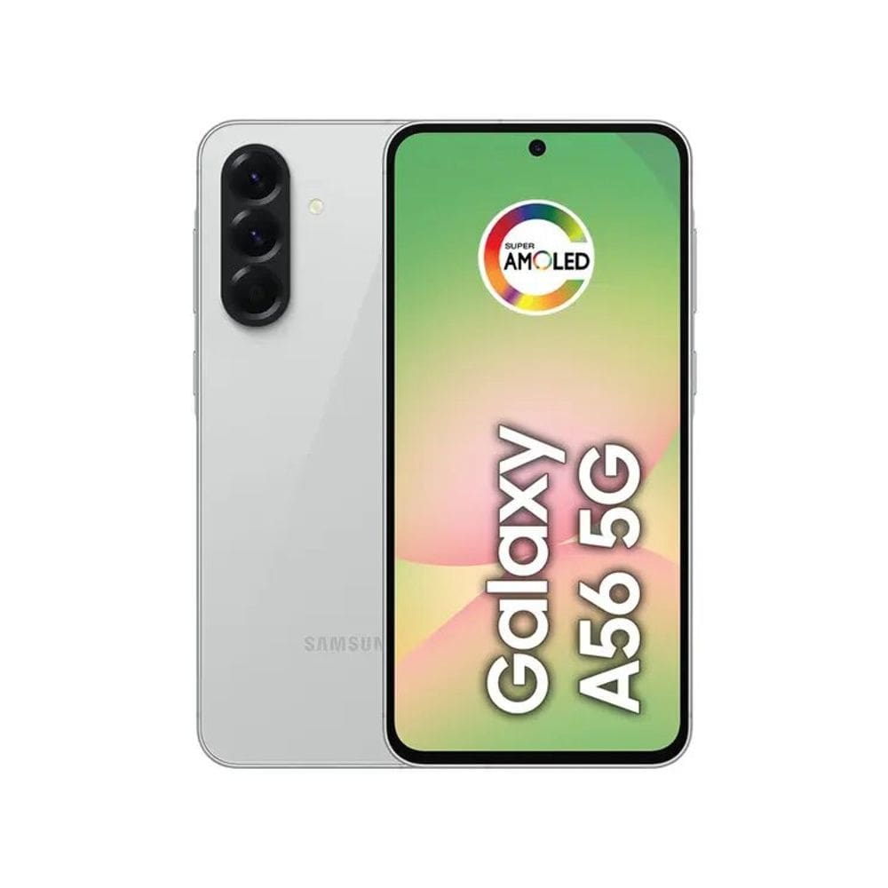 Smartphone Samsung Galaxy A56 256GB - Cinza, 5G, Câmera Tripla 50MP, RAM 8GB, Tela 6.7"