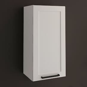 Armário Aéreo 40cm em Mdf com 1 Porta Almofada Branco