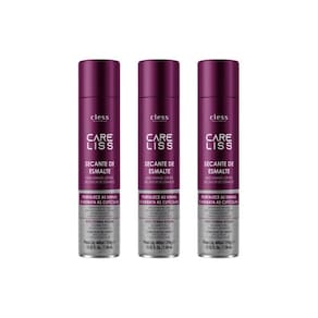 Secante De Esmalte Care Liss Oleo De Cravo 400Ml - Kit C/3Un