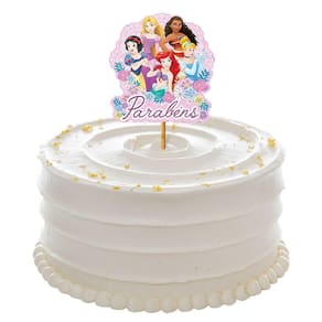Topo De Bolo Princesas Disney Parabéns