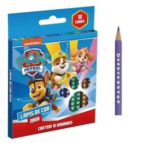 Lapis De Cor Mini Patrulha Canina - 12 Cores - Tris