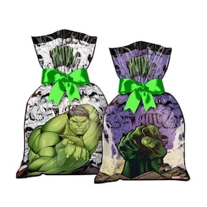 Sacola Plástica Surpresa Hulk - 12 Unidades