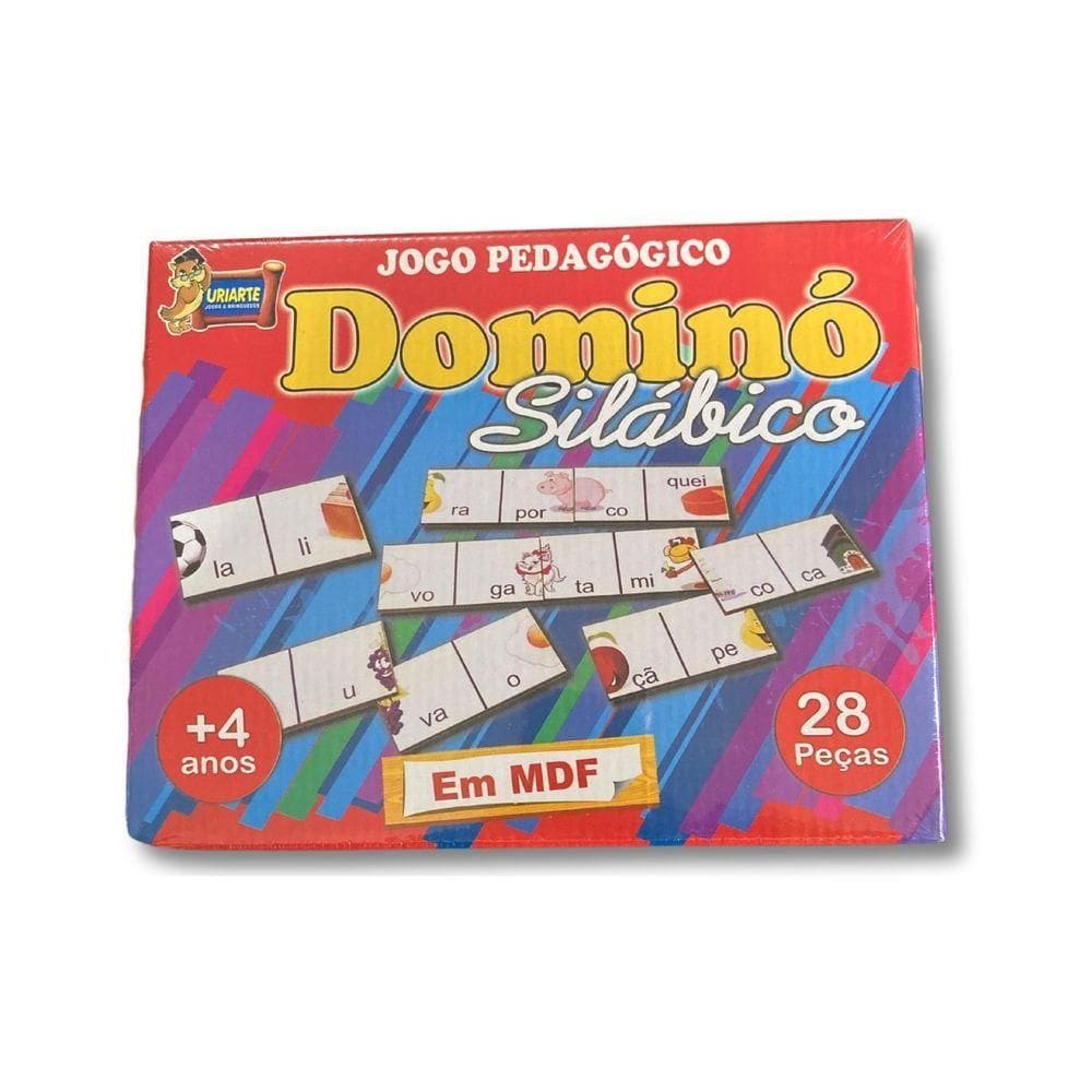 Jogo De Dominó Pedagógico Silábico