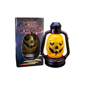 Luminária Lampião De Abóbora Halloween Com Luz