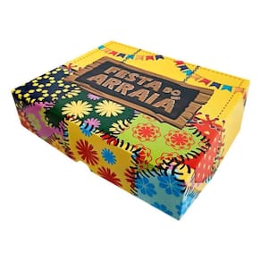 Caixa Festa Junina Arraiá - 29cm X 24cm X 7cm