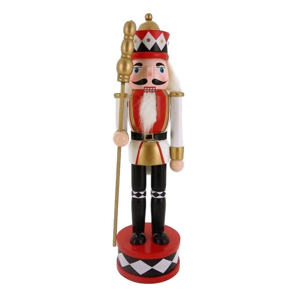 Guarda Quebra Nozes Decorado Boneco De Natal - 30cm