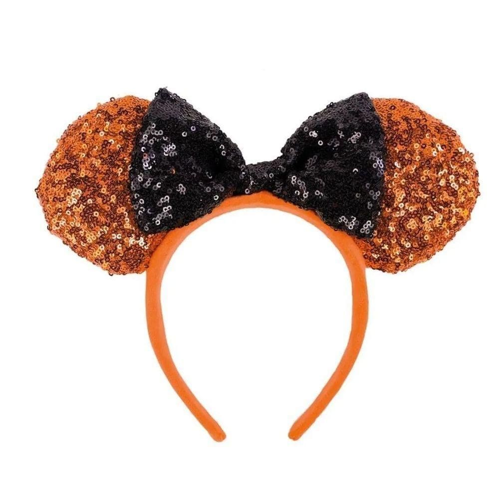 Tiara Halloween Minnie Paete Laranja