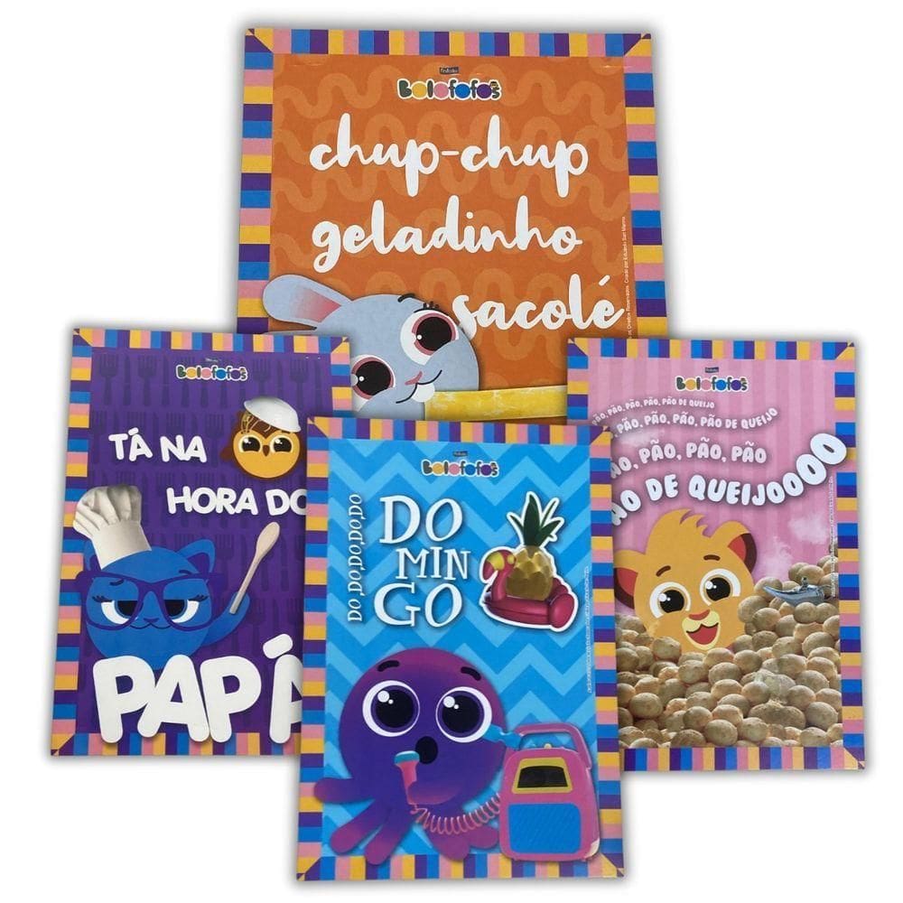Quadros Decorativos Bolofofos - 21cm X 31cm - 4 Unidades