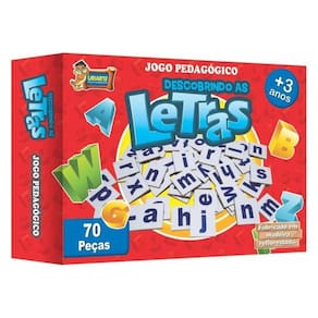 Jogo Pedagógico Descobrindo As Letras - 1 Unidade