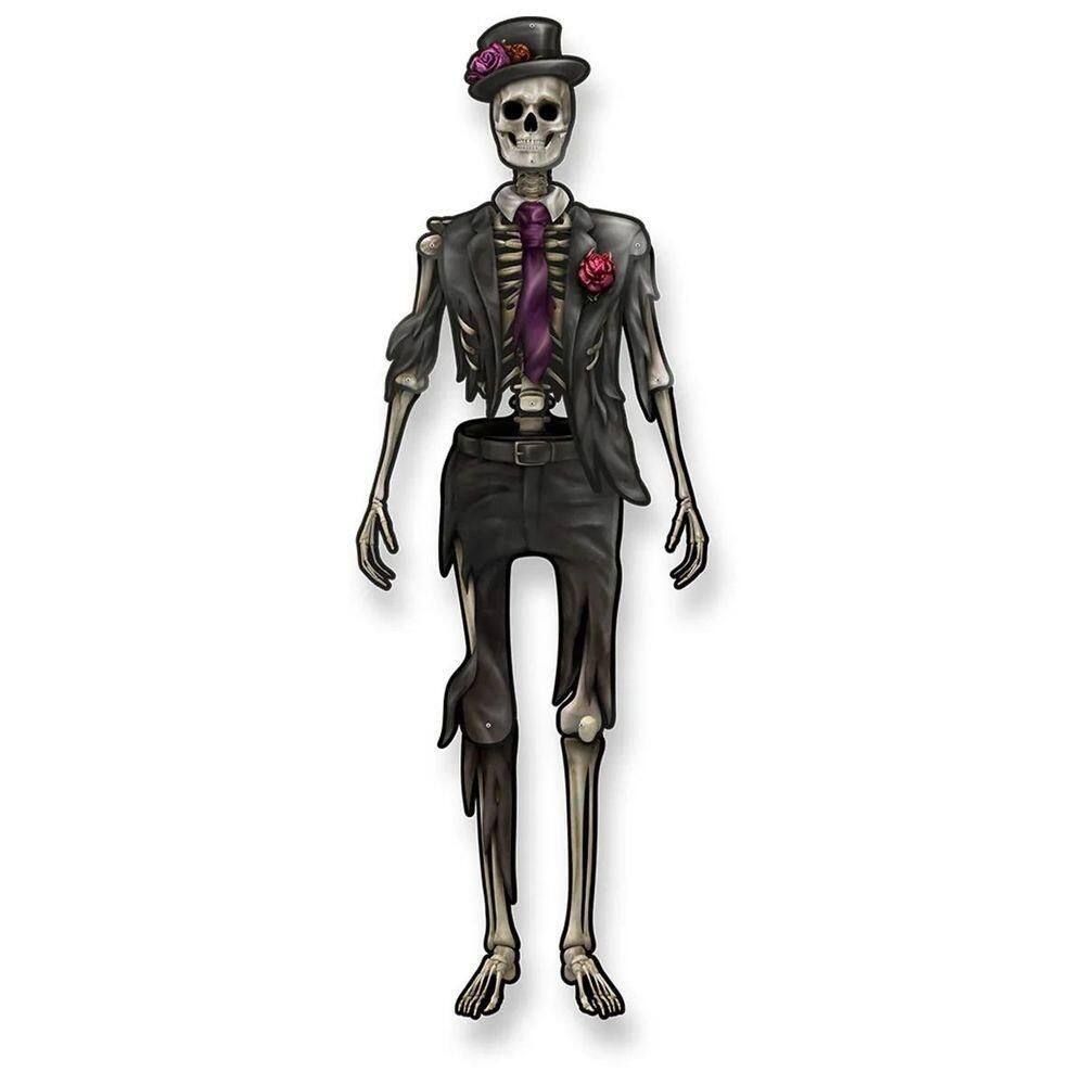 Decoração De Halloween Noivo Esqueleto Para Pendurar