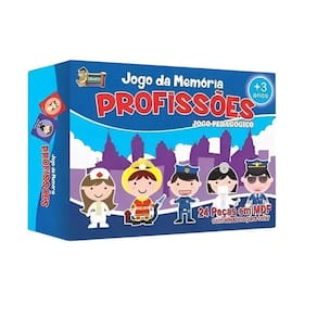 Jogo Da Memória Profissões 24 Peças