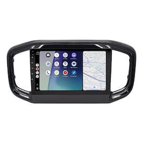 Central Multimídia Nova Strada 2021 2022 Svart Tela de 9" 2GB de RAM Android Auto e Carplay + Câmera de ré