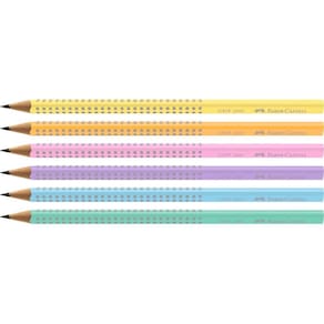 Lapis Preto Triangular 2001 Tons Pastel Faber-Castell Cx/72