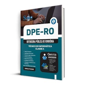 Apostila Dpe Ro 2025 - Técnico Em Informática - Classe A