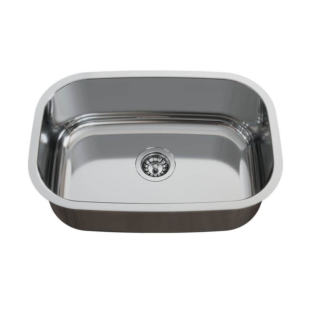 Cuba para Pia de Cozinha em Aço Inox N1 46x30x15cm Alto Brilho com Válvula GhelPlus Inox