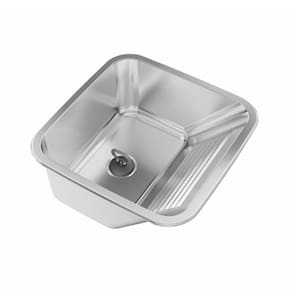 Tanque para Lavanderia em Aço Inox de Embutir 30 Litros Acetinado GhelPlus Aço Inox
