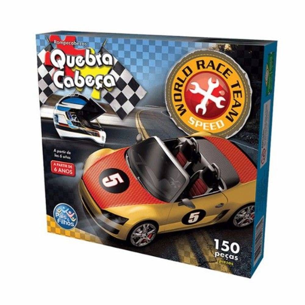 Quebra Cabeça 150 Peças Racers